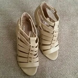 Aldo great  quality strapy  heels